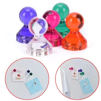 6pcs Silné Farebné Magnety DIY Tabuľa Náhodné Farebné Magnetické Pripináčiky Neodýmu Noticeboard Skittle Pin