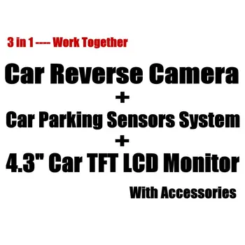 HD Monitore Pre Hyundai Azera (TG) 2006-2011 Auto Digitálne Parkovacie Senzory Systém / Auto Reverse parkovacia Kamera