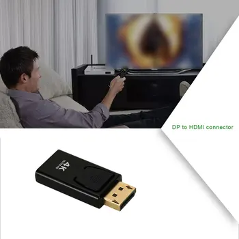 Dp Na kompatibilný s HDMI 4K Adaptér Displayport Revolúcie kompatibilný s HDMI Žena Dp Na kompatibilný s HDMI Konektor 4K 2K Konektor