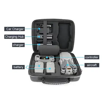 LeadingStar Mavic 2 Pro/Zoom PU EVA Nosíte v Kabelke pre DJI Mavic 2 Drone Úložný Vak, Box Telo Príslušenstvo