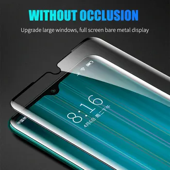 Cubierta completa de pegamento de vidrio templado 6D para XiaomiA3 CC9 9T Pro A2 F1 Redmi Poznámka 9s 8T K20 Protector de pantalla