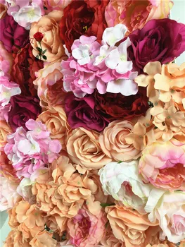 SPR kvetinové aranžmány pre Umelé ruže, svadba, kvetinová stena pozadie arch tabuľka vrchol dekorácie 10pcs/veľa