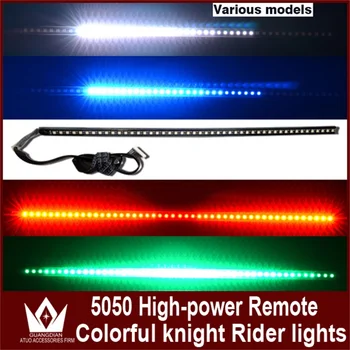 Tcart 1Set Auto LED Lampa Switchback Knight Rider Svetlo Strobe Flash Auto Dekorácie 5050 LED RGB Neon Lišty Pre Audi a3 a6 C6 8p