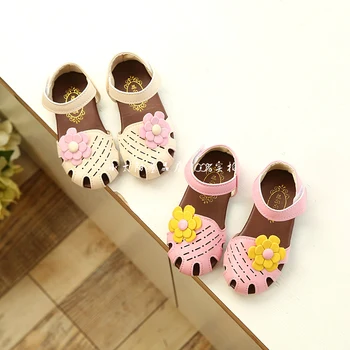 2018 nové duté sandále dievčatá baotou non-slip batoľa detská obuv detská obuv roztomilý princezná topánky