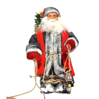 Vianočné Dekorácie Dodávky Santa Claus Tvar Bábika Ozdoby Nádherné Malé Bábiky Dovolenku Dekorácie