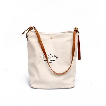 Nové plátno módne jednoduchý-ramenný all-zápas messenger taška personalizovaná tlač spojka taška unisex taška obed taška skladovanie taška