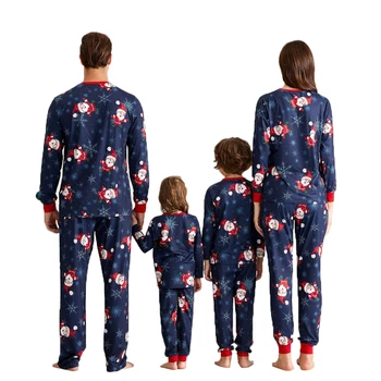 2020 Vianočné Rodiny Zodpovedajúce Pyžamo Nastaviť Otec, Matka, Syn, Dcéra Oblečenie Dievčatá Chlapec Mama Otec Pyžamo Set Baby Romper