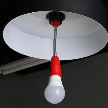 Odolné E27 LED Žiarovky Držiak Univerzálny Flexibilné Rozšírenie Lampa Adaptér Pätice Pre Osvetlenie Príslušenstvo