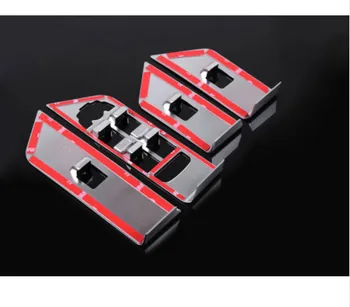 Matný Chróm Dvere, Okno Tlačidlo Panel Kryt Výbava Pre Range Rover Evoque 2012 2013 2016 2017 Auto Styling Príslušenstvo
