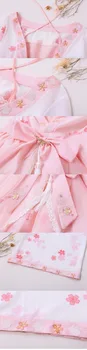 2020 Nové Lolita Šifón Šaty Rybka Výšivky Vytlačené Kvetinový Kawaii Roztomilý Čínsky Štýl, Lúk Princezná Šaty Cosplay Kostýmy