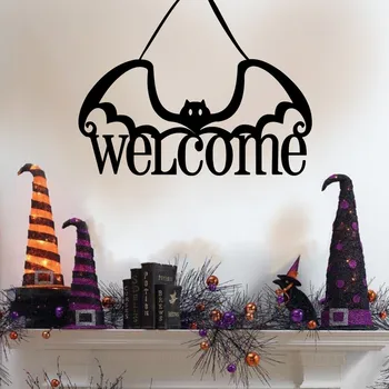 5 Typy Halloween Dekorácie Non-tkané Dvere, Steny Stropné Zavesenie Dekorácií Strašidelný Dom Bat Domova Hrozné Ozdoby 2020
