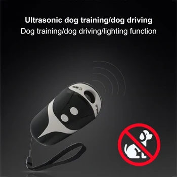 Ručné Anti Štekať Stop Kôry Výcvik Psa LED Ultrazvukové Anti Kôry Štekot Psa, Výcvik Repeller Kontroly Tréner Zariadenia
