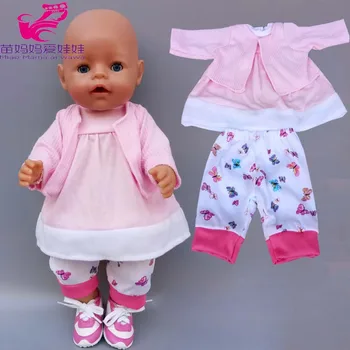 40 cm Baby Doll oblečenie nohavice bebe doll oblečenie 18-Palcové Americký OG dievča Bábiku bunda dievča, darček hračky oblečenie