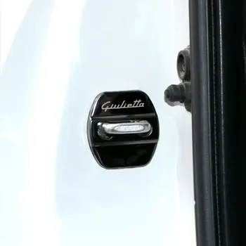 Auto Door Lock Ochranné Kryty Príslušenstvo Auto Styling Prípade Pre Alfa Romeo Giulietta Stelvio Emblémy Pracka Auto-Styling
