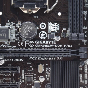 Pre GIGABYTE GA-B85M-D2V Plus LGA 1150 Intel B85 SATA 6Gb/s USB 3.0 Micro ATX základná Doska Intel