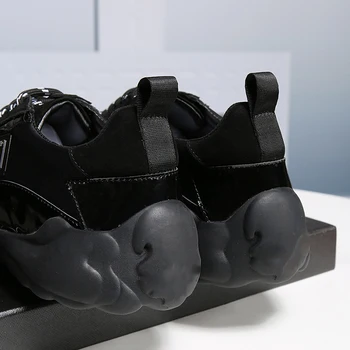 Nemecko 2021 nové starbags PP pánske topánky skull logo pánske príležitostné športové topánky kožené módne kožené šnurovacie hrubé soled topánky