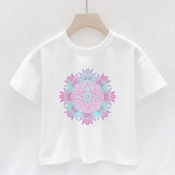 Harajuku Letný Deň matiek Láska Mama Vzor Detské Tričko Chlapčenské Oblečenie Bežné Funny Girl Tričko Bežné Tričko Pre Dievčatá Unisex