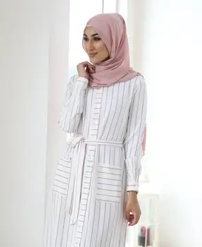 Moslimské Abaya Flitrami Tričko Šaty Mubarak Niqab Cardigan Kimono Dlhé Šaty, Šaty Tunika Jubah Blízkom Východe Ramadánu Eid Arabská Islamská