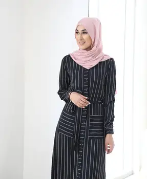 Moslimské Abaya Flitrami Tričko Šaty Mubarak Niqab Cardigan Kimono Dlhé Šaty, Šaty Tunika Jubah Blízkom Východe Ramadánu Eid Arabská Islamská