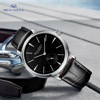Seagull pánske hodinky nezávislé osobnosti stopky automatické mechanické hodinky business 50-m vodotesný pás sledovať 6075