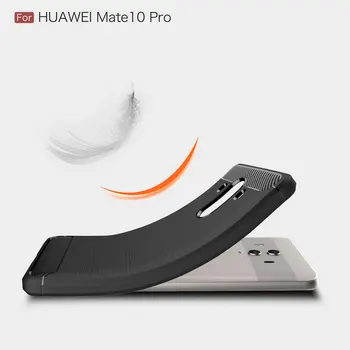 Shockproof Kožené puzdro pre Huawei Mate 10 Pro BLA-L09 BLA-L29 pre Huawei Mate 10 Telefónu Zadný Kryt Tenký Pancier Prípade fundas coque