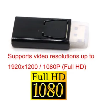Display Port kompatibilný s HDMI Adaptér Štandard DP Muž Žena Converter Konektor Podporuje 4K*2K pre Imac pre Macbook Čierna