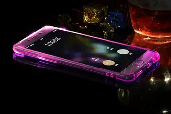 100ks Hovor rozsvieti LED Bleskom Mäkké TPU Kryt puzdro Pre Samsung Galaxy S9 Plus S8 Poznámka 9 Upozorniť na Prichádzajúci Hovor aj Módne Kryt