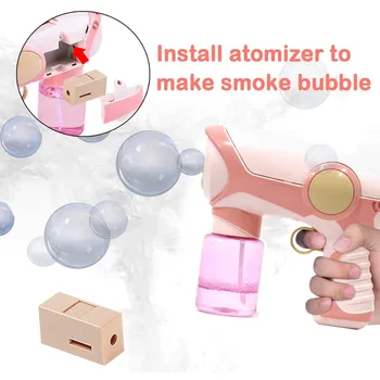 Bubliny zbraň Vody Fúka Blikajúce Svetlo Detí Bublina Lete Plávanie Stroj Deti Outdoor Deti, Dieťa, Hračky, Žiadne bubliny vody