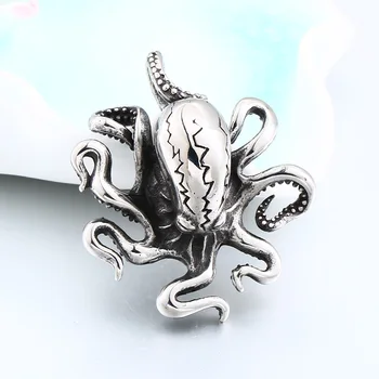 Ocele vojak z nehrdzavejúcej ocele Karibiku octopus muž punk retro náhrdelník prívesok najpopulárnejších Európskych golier biker šperky ako darček