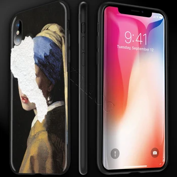 YIMAOC Brutalized Gainsborough Mäkké puzdro pre Apple iPhone SE 2020 5 5 6 6 7 8 Plus XR X Xs 11 12 Pro Max 12 mini