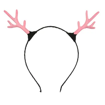 Krásne Antler Hlavový Most Deti, Dospelých Elk Lesný Roh Hairband Pokrývku Hlavy Narodeninovej Party Prospech Vlasy Halloween Vianoce