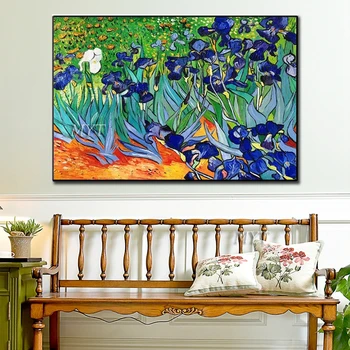 Slávny Majster Van Gogh Olejové Maľby Reprodukcie Umenia, Ručne maľované Krajiny Rošt Nástenné Plátno olejomalieb Umenie, fotografia Bez Rámu