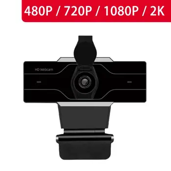 480P/720P/1080P/2K Webcam Počítač PC Webová Kamera Mini Kamera S Mikrofónom Pre Live Broadcast Video Telefonovanie Konferencie Práce
