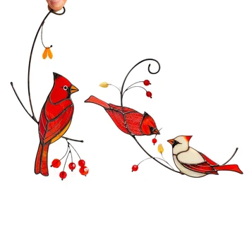 Redbird Visí Ozdoby Záhrada Dekor Vták Plavidlá, Domáce Dekorácie 2021 NOVÉ