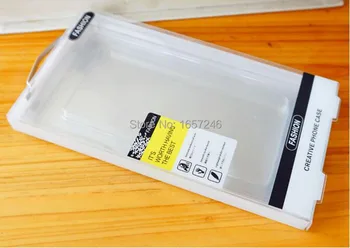 500pcs white clear PVC Plastu Retail Balenie Balík Box pre 5.5 palcový plus prípade 4.7 palcový kryt