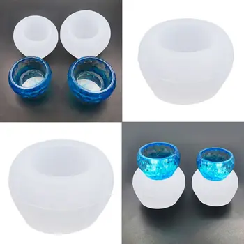 Crystal Epoxidové Misy Pohár Formy UV Živice DIY Remesiel Ručne vyrábané Šperky Tvorby Plesní