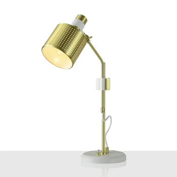 Moderné Železa Telo Stolové Lampy pre Obývacia Izba Hliníkové Tienidlo Abajur de mesa Spálňa Nočné Svetlo Kovové Lampe de úradu