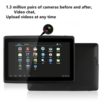 7 palcový mp4 prehrávač kartu, MP3 quad-core tablet Android wifi Internet Bluetooth hudby reproduktor e-book albumu, prehrávanie videa HD kamerou