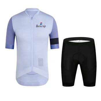 2020 Nový Tím Krátke Rukávy Priedušné Cyklistické Dresy Bib Nastaviť Rýchle Suché Cyklistické Oblečenie Ropa Maillot Ciclismo s
