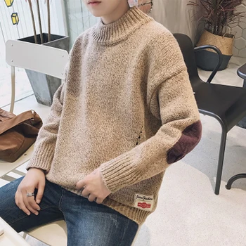 2020 new Hong Kong štýl jeseň a v zime novej pánskej trend klesnutie tričko menčester pulóver pánske svetre