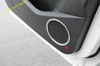 Vnútorné Pilier Post + Dvere, Stereo Reproduktor, Audio Zvuk Krúžok Kryt Trim 8 Ks vhodné Pre Ford Kuga / Uniknúť 2017 2018 2019 ABS