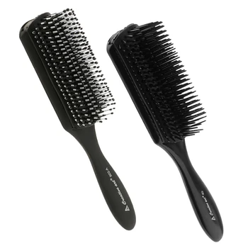Čierne Nastaviteľné Vlasov Kefa Anti-statické Špirála Kadernícke Hairbrush Styling Nástroj Salón Kaderníctvo Domáce Použitie