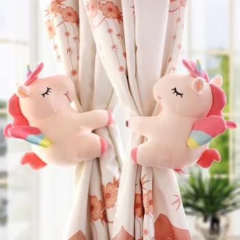 Candice guo! roztomilé plyšové hračky krásne krídla sladké unicorn mäkké plyšové bábika opony pracky domáce dekorácie darček k narodeninám 1pair