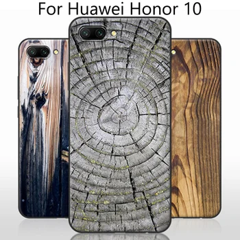 2 ks póry Dreva telefón prípadoch Pre Huawei Honor 10 prípade mäkké zadný kryt Na Huawei Honor10 prípade Huawei Honor 10 COL-AL10 kryt