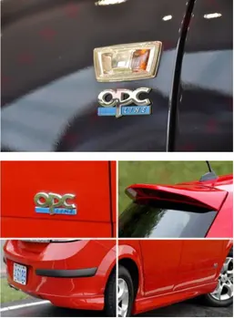 Veľkoobchod Kovové Znak Auto Strane Prúžok Chvost Odznak Nálepky vhodné na Regal Lakros Astra Corsa pre OPC LINE Zafira Mokka