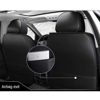 Kokololee kožené autosedačky kryt nastaví pre všetky modely Jaguar XF XE XJ F-TEMPO F-TYP auta accessorie styling auto Vankúš cars