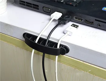 Stolný počítač Kábel Winder drôt line jednotky s piatimi obrazovkami Flip pevná linka s drôtom klip a vložiť typ drôtu klip