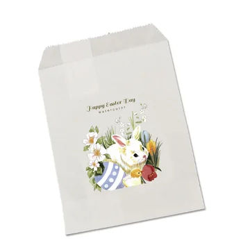 20pcs/veľa Veľkonočný Zajačik Vajcia Candy Taška vysokej kvality strany darčeková papierová taška tlače papierová taška taška chlieb