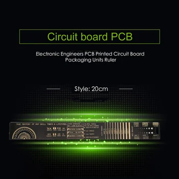PCB Pravítko Rezistor, Kondenzátor Čipu IC SMD Diód, Tranzistorov Multi-funkčný Nástroj na Meranie na Elektronických Inžinierov