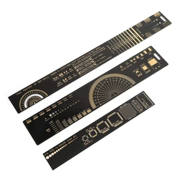 PCB Pravítko Rezistor, Kondenzátor Čipu IC SMD Diód, Tranzistorov Multi-funkčný Nástroj na Meranie na Elektronických Inžinierov